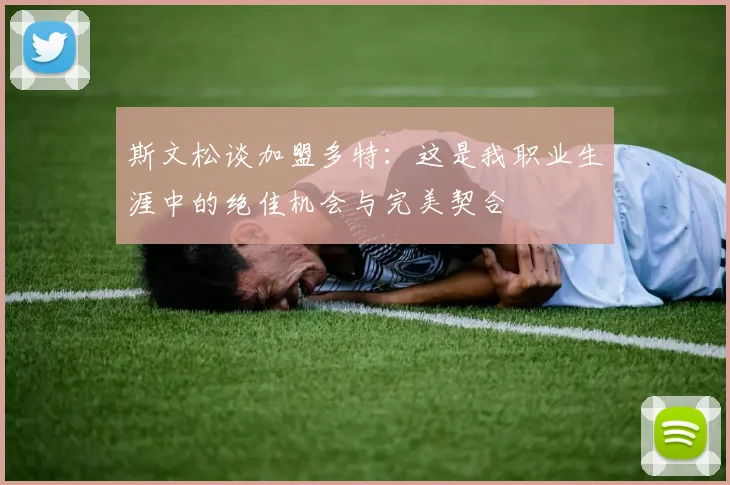 斯文松谈加盟多特：这是我职业生涯中的绝佳机会与完美契合